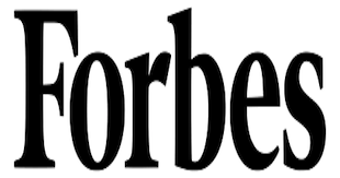 Forbes logo in black and white